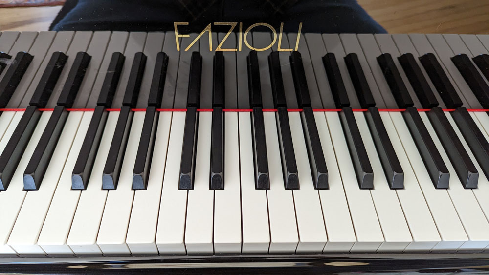 2013 7' Fazioli 212 in concert condition, half price