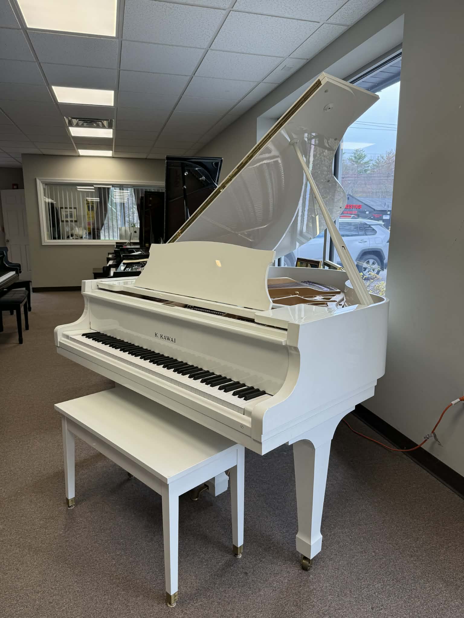 Kawai KG2 White Baby Grand Piano