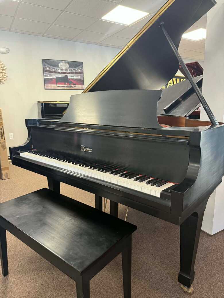 Boston GP163 Satin Black Baby Grand Piano