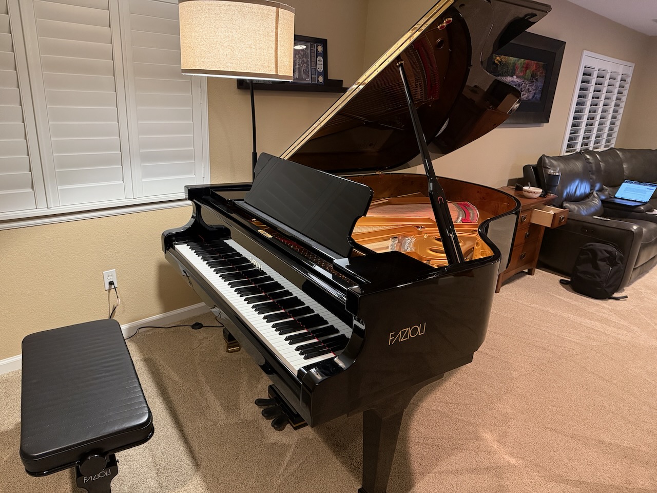 Fazioli F183 6' Grand Piano - 2024 Like New