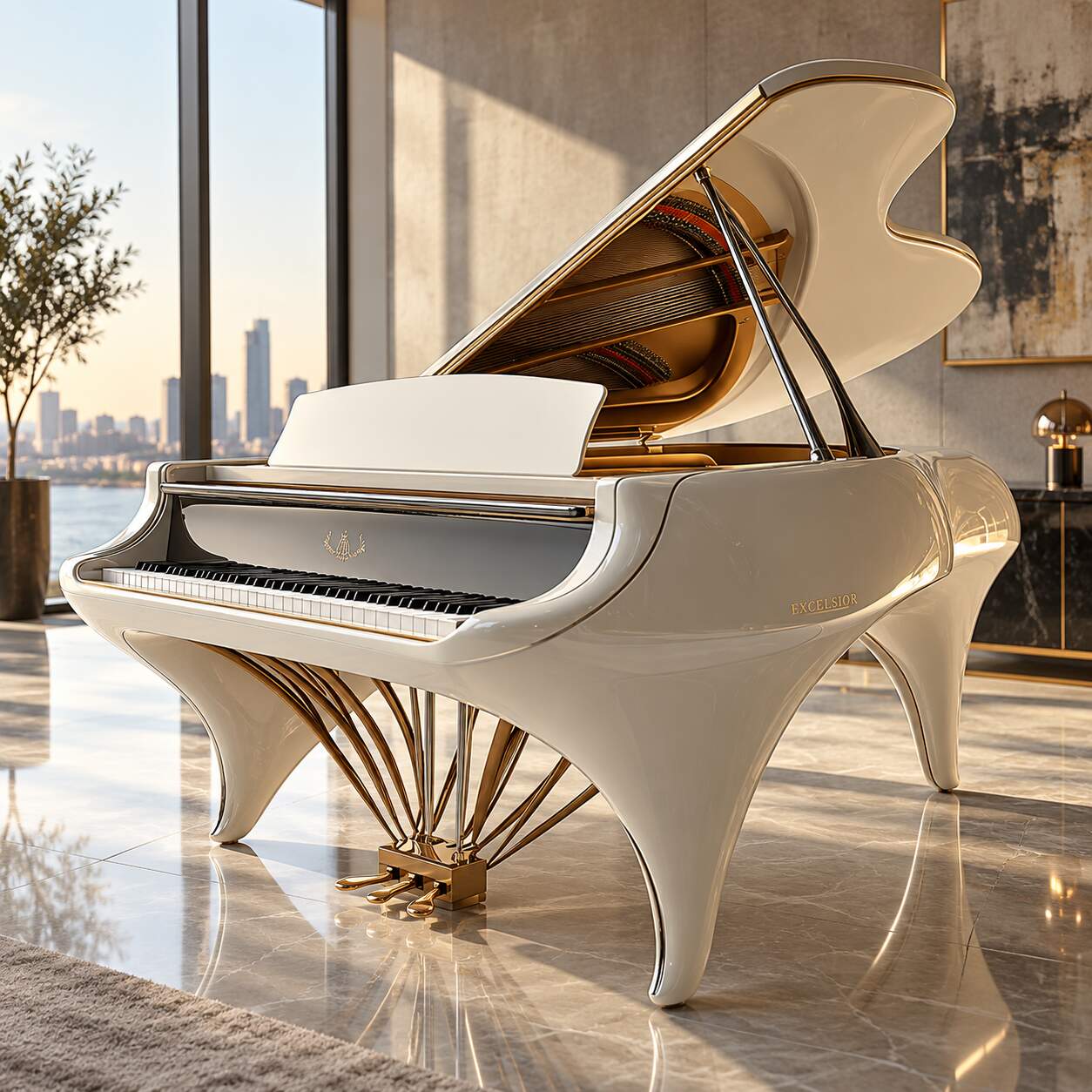 Bespoke Sculptural Grand Piano - Concept Design