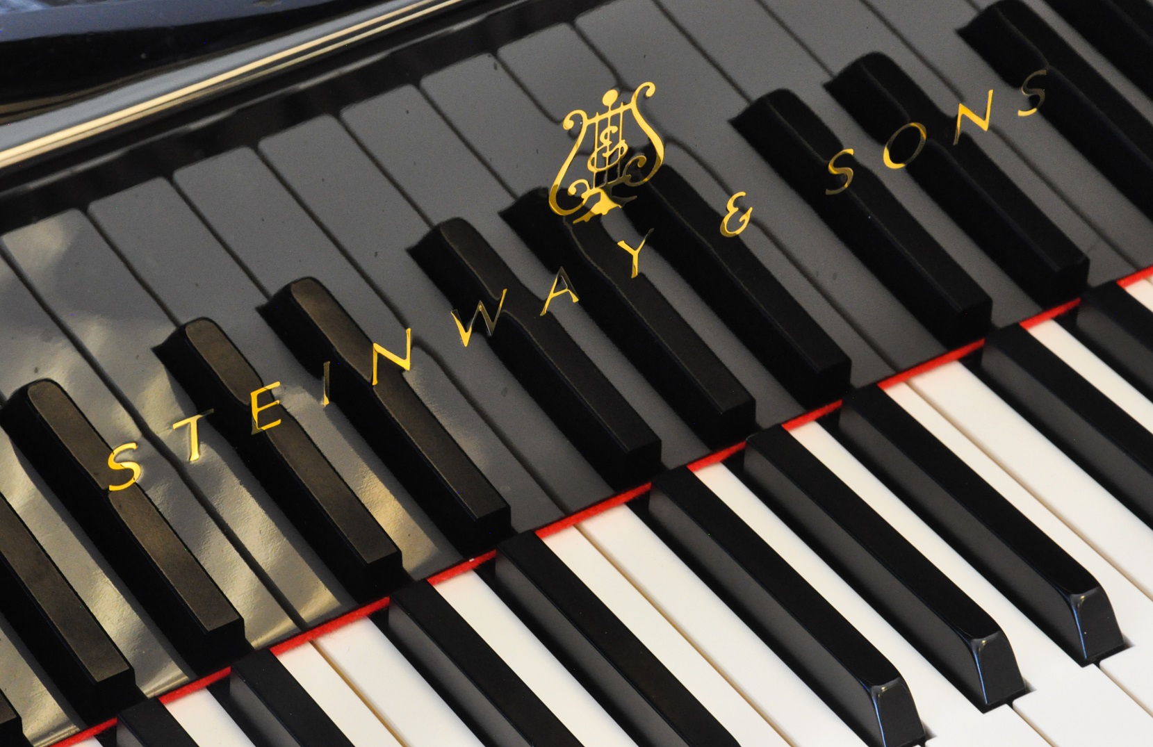 Factory original STEINWAY & SONS Model B grand, Ebony Polish