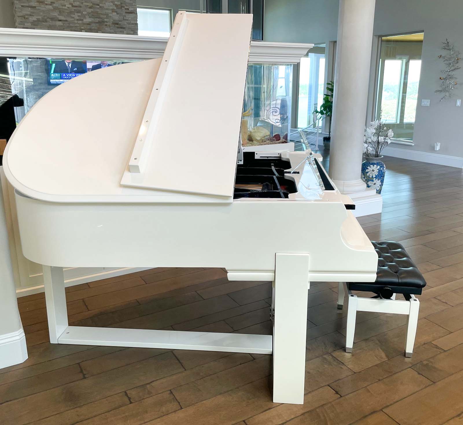 Unique designer Mason & Hamlin 5'8" grand piano