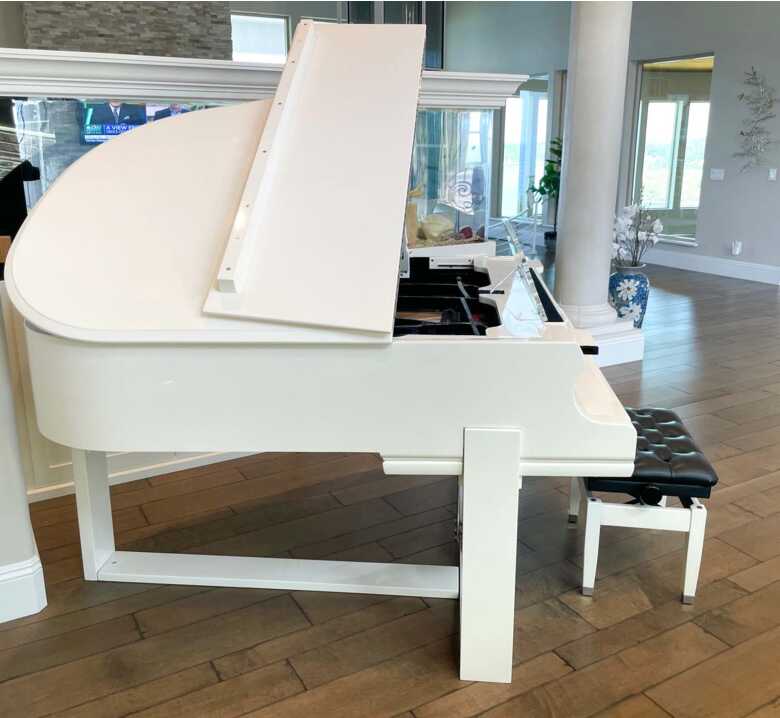 Unique designer Mason & Hamlin 5'8" grand piano