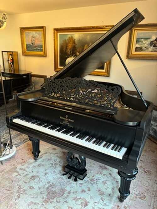 Elaborate Victorian STEINWAY & SONS A-II 6'2" Grand Piano