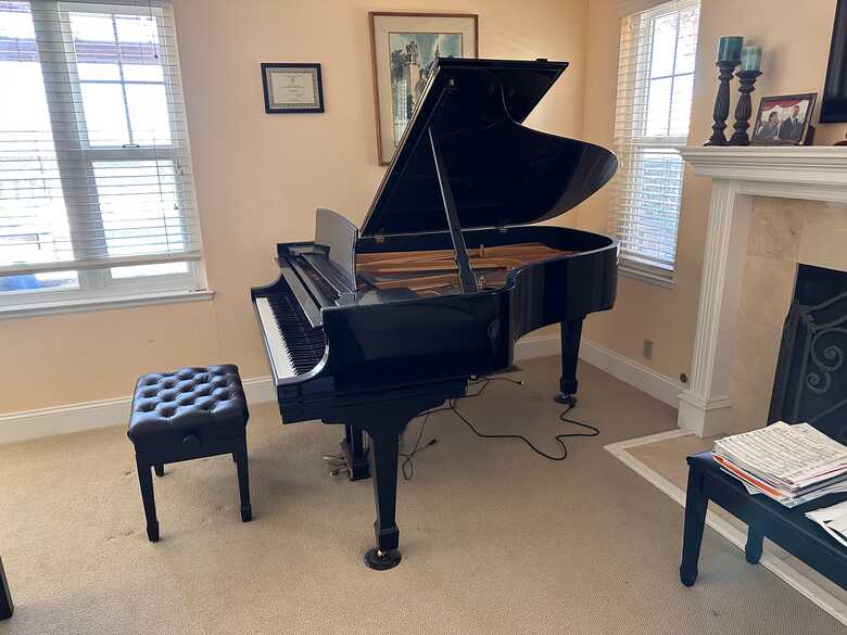 Steinway Grand Model A with QRS PNOmation 3 Player / Record