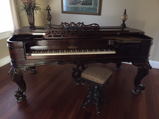 1874 Chickering Square Grand Piano