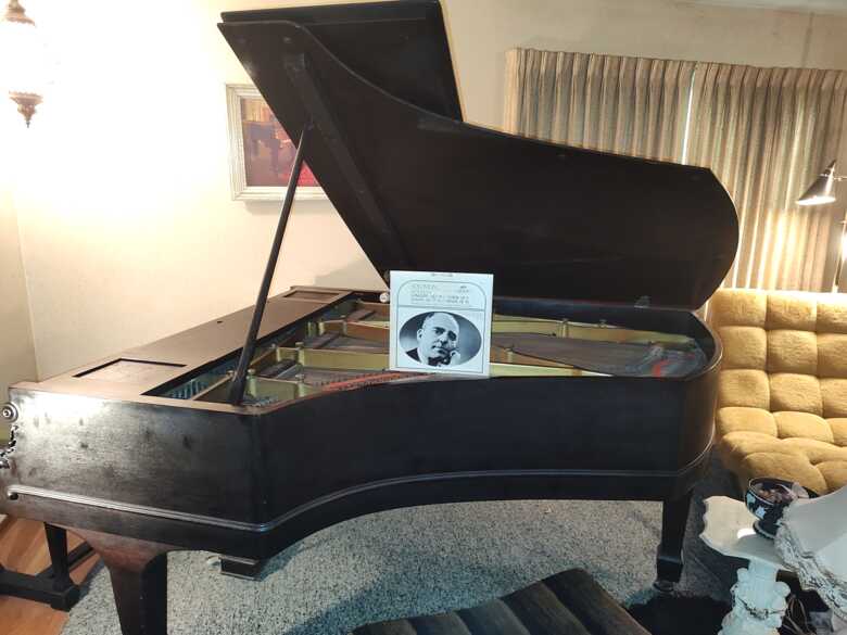 Customized Chickering piano owned by Han Solomon composer