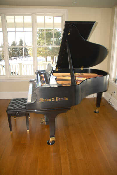 2006 Mason Hamlin Model A -Like New -Satin Ebony - PianoDisc