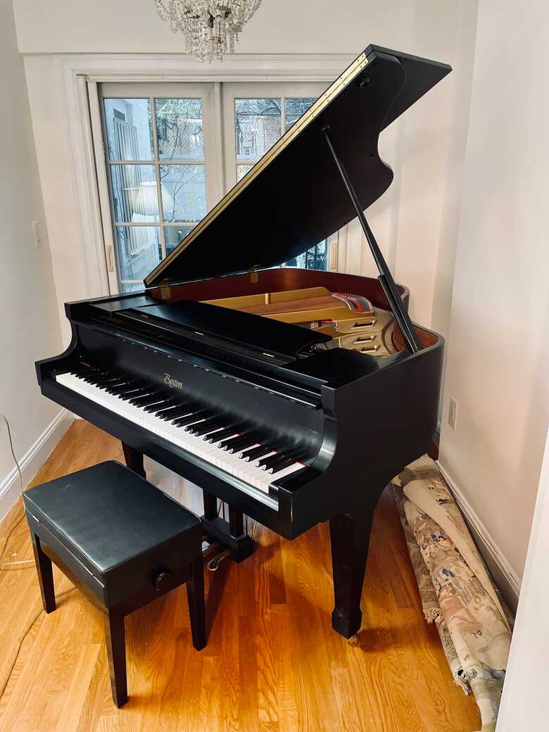 Boston Baby Grand Piano designed by Steinway & Sons.
