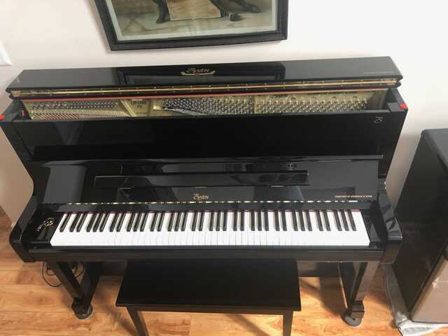 Boston Upright Piano with QRS PNOmation II Player