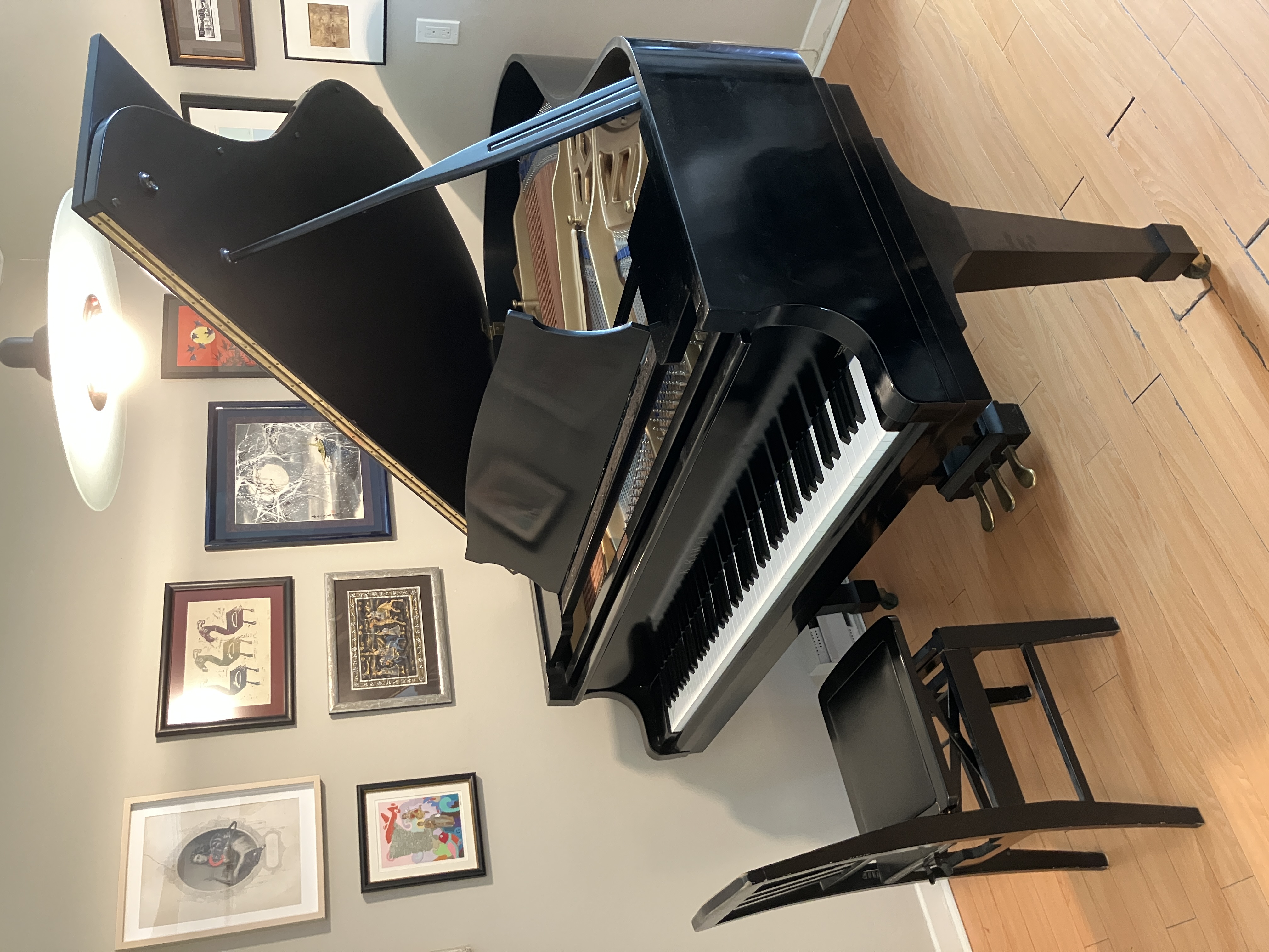 Kawai 5'10" grand piano, KG-2D