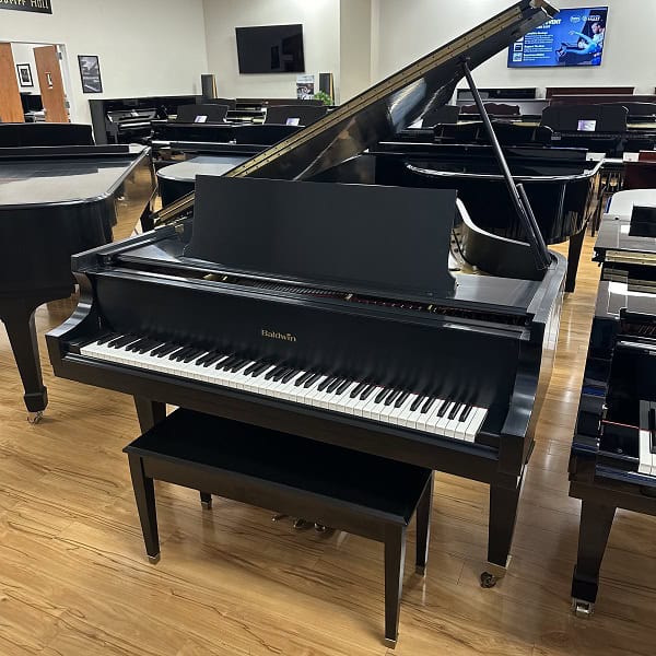 Baldwin L #246893 Satin Ebony 6′ 3″ Grand Piano