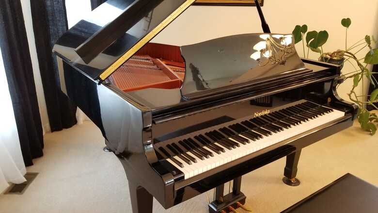 Nordiska 6'1" Grand Piano in Excellent Condition