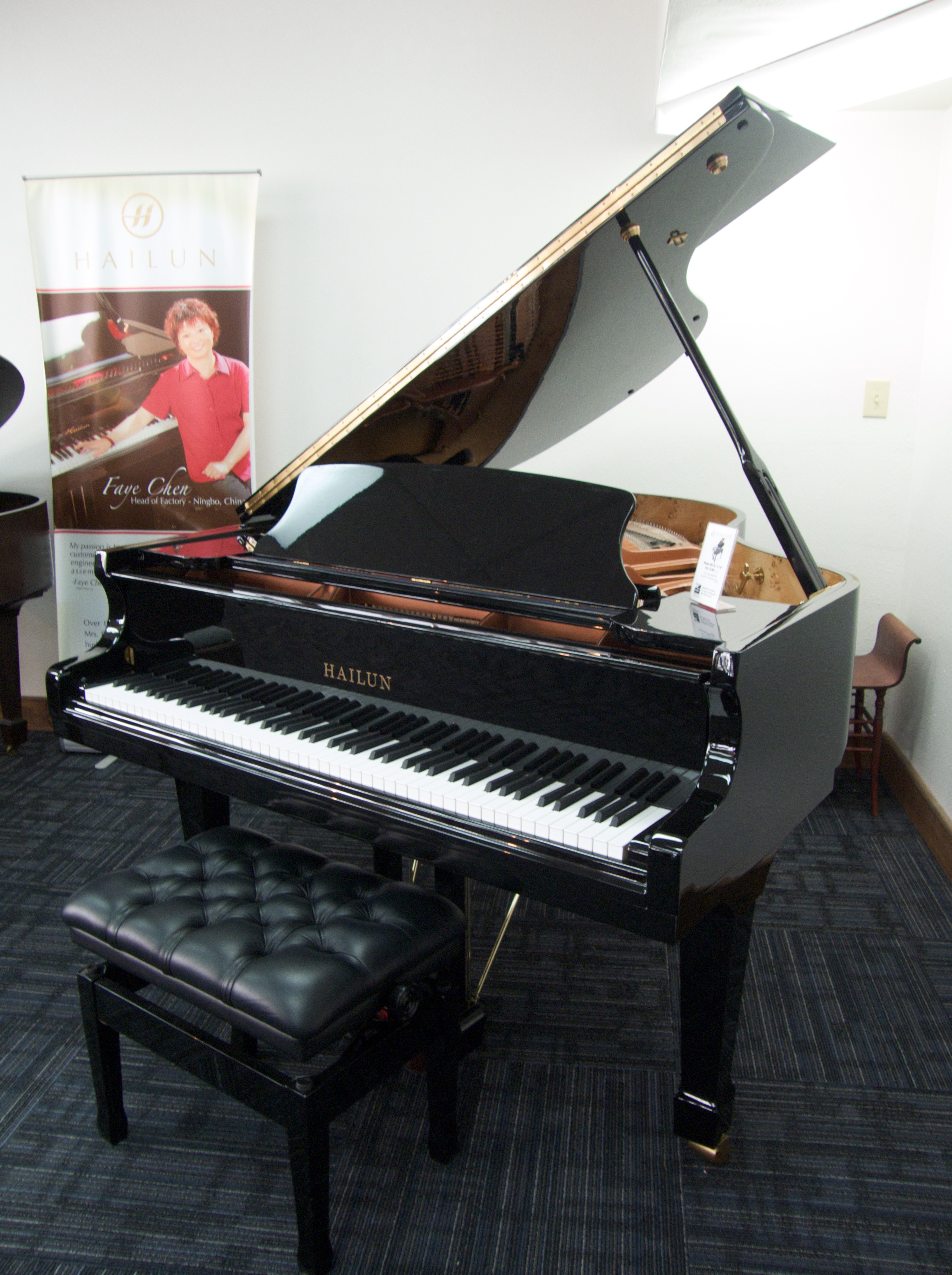 Beautiful NEW HAILUN Grand Piano 5'10" Model HG178