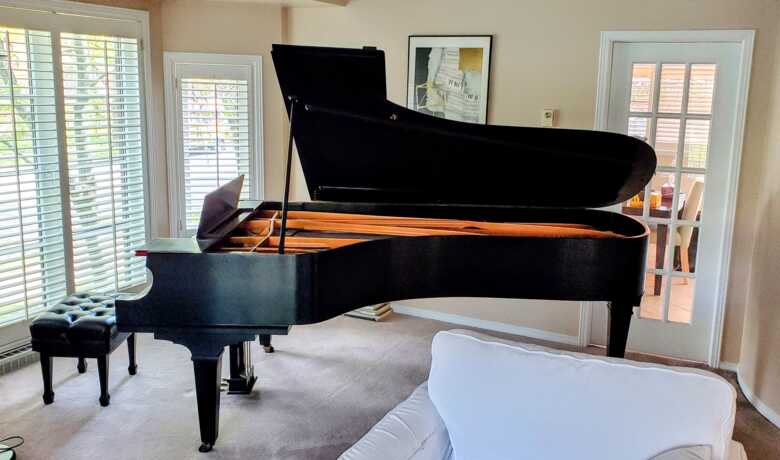 Restored Chickering concert grand