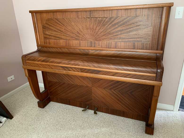 Pleyel upright - Made in Paris France. Chopin's favorite 