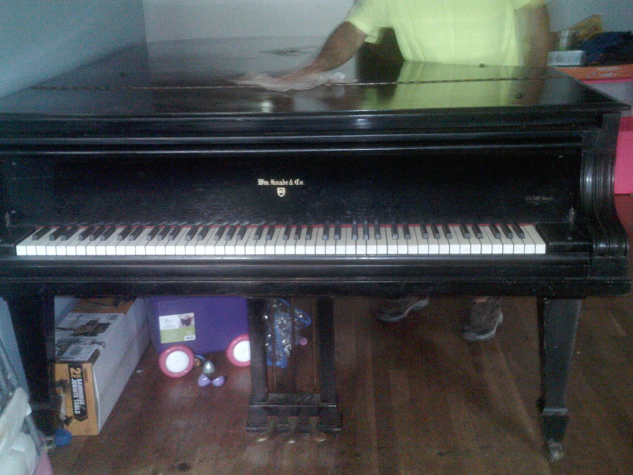 rare 1902 handmade Knabe grand piano