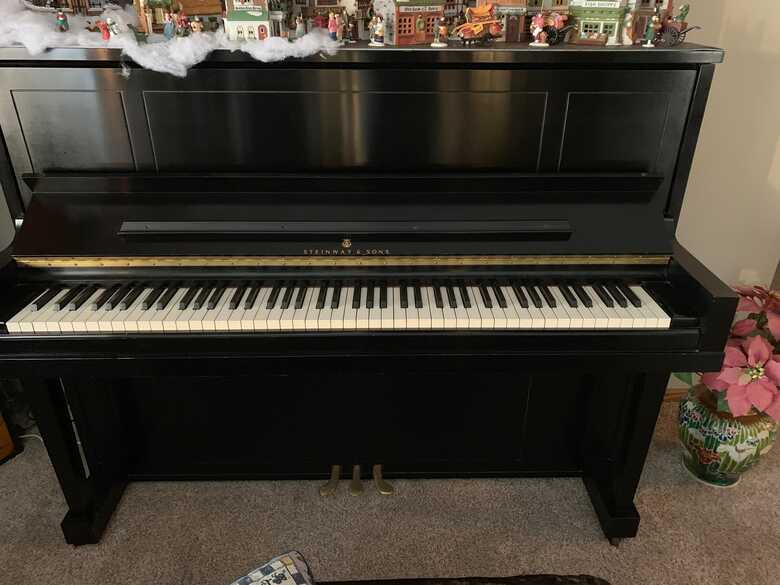 1972 Steinway Upright Grand Piano well maintained