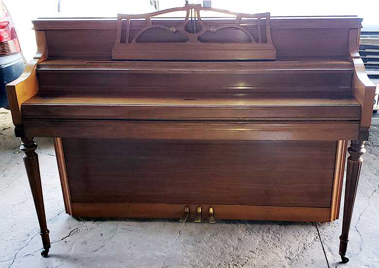 Lowrey Upright Piano - Satin Walnut