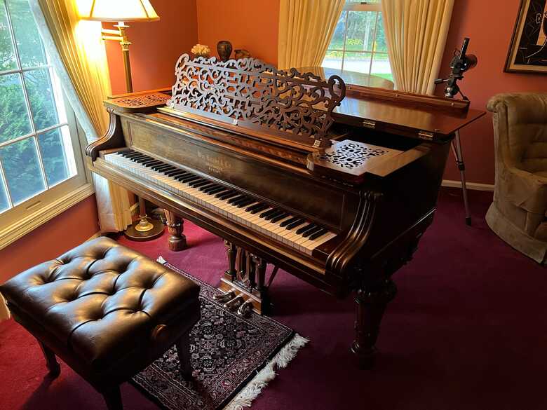 1888 Knabe art case grand piano