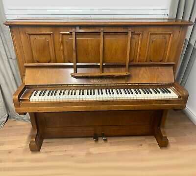 Rare C. Bechstein Model 8 Upright Piano
