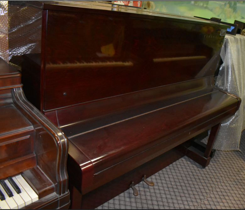 Yamaha U3 Red Upright Piano From a Dealer