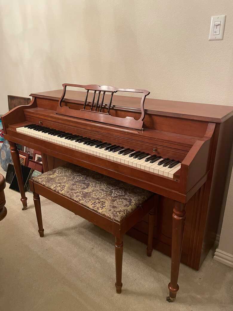 37” Ivers and Pond spinet, well kept
