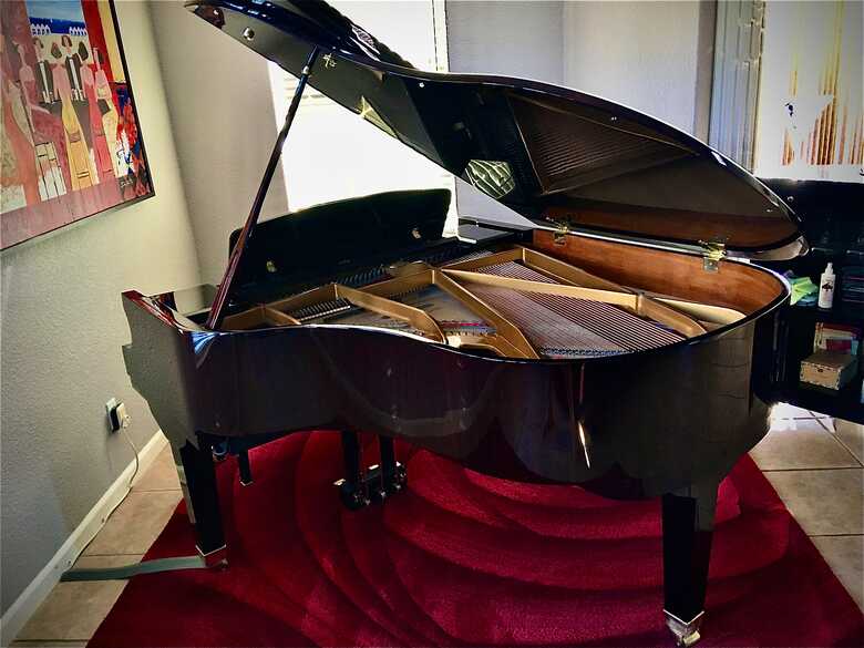 Pristine George Steck G 72 Baby Grand Piano