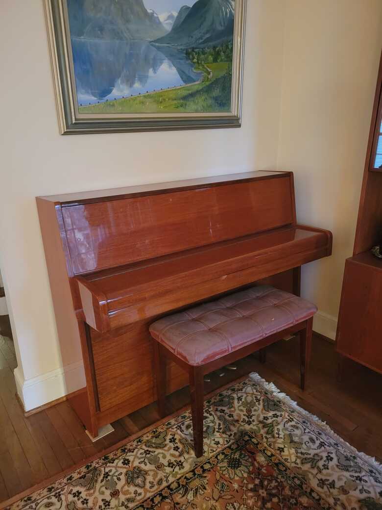 Beautiful and gently used Sherman Clay upright piano