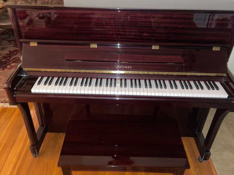 2008 Falcone Upright 47" Mahogany Polish Piano 