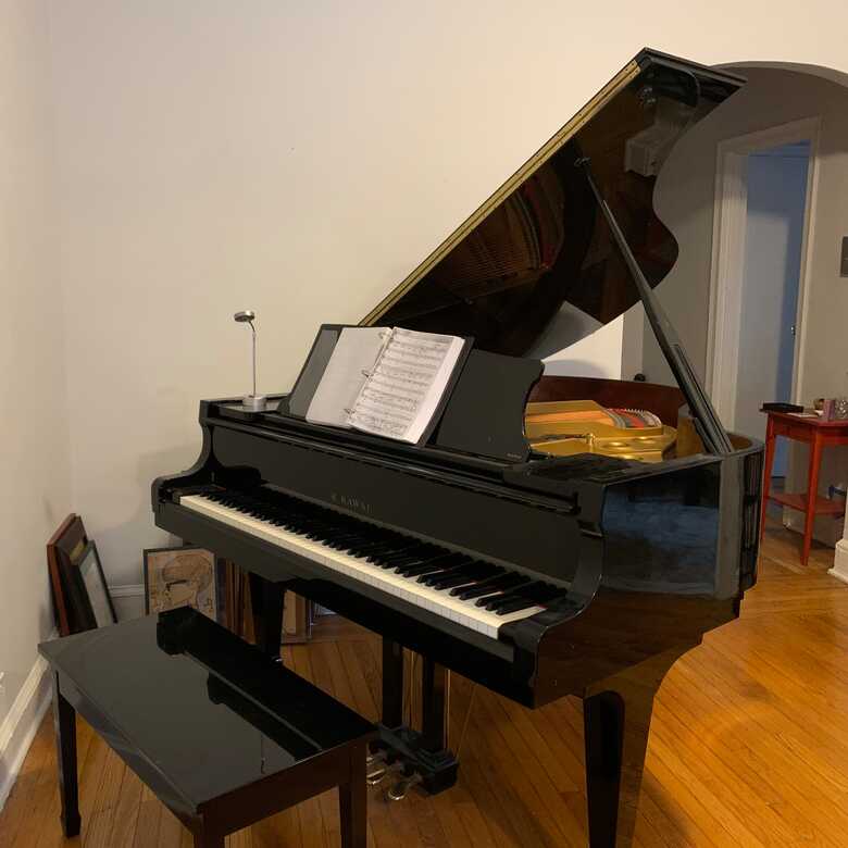 Kawai RX-2 Grand Piano 5’10” Black 2002 