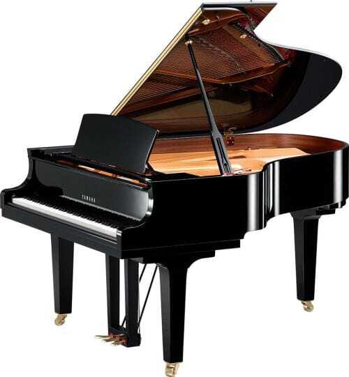 In new condition Yamaha C3 6'2" baby grand with Disklavier