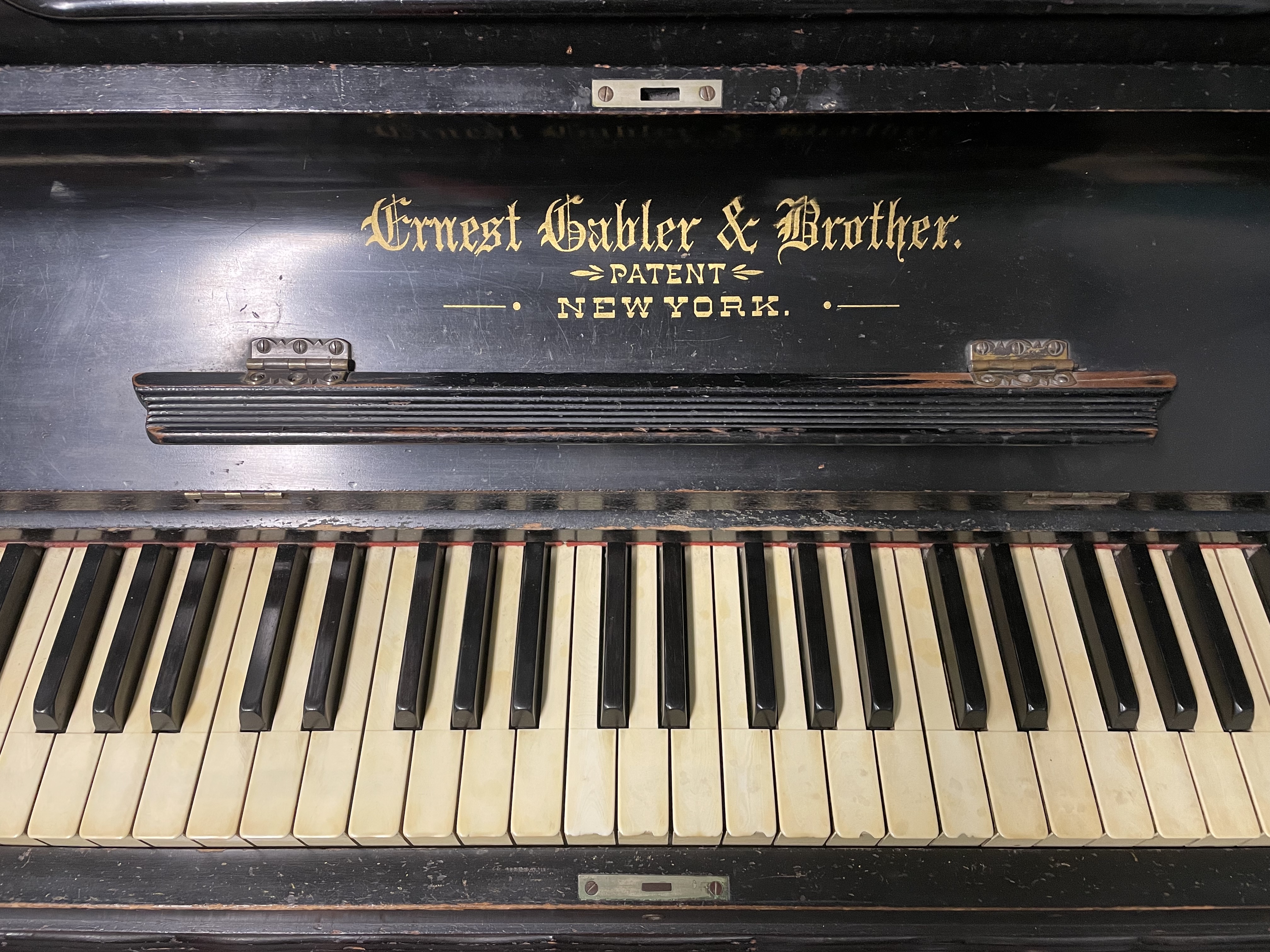 Antique Victorian Upright Piano