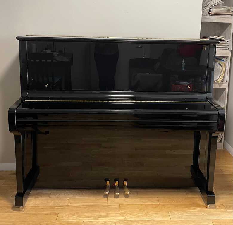 Boston Upright piano designed by Steinway 