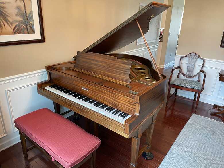 George Steck 5’ 6” Baby Grand Duo-Art Player Piano