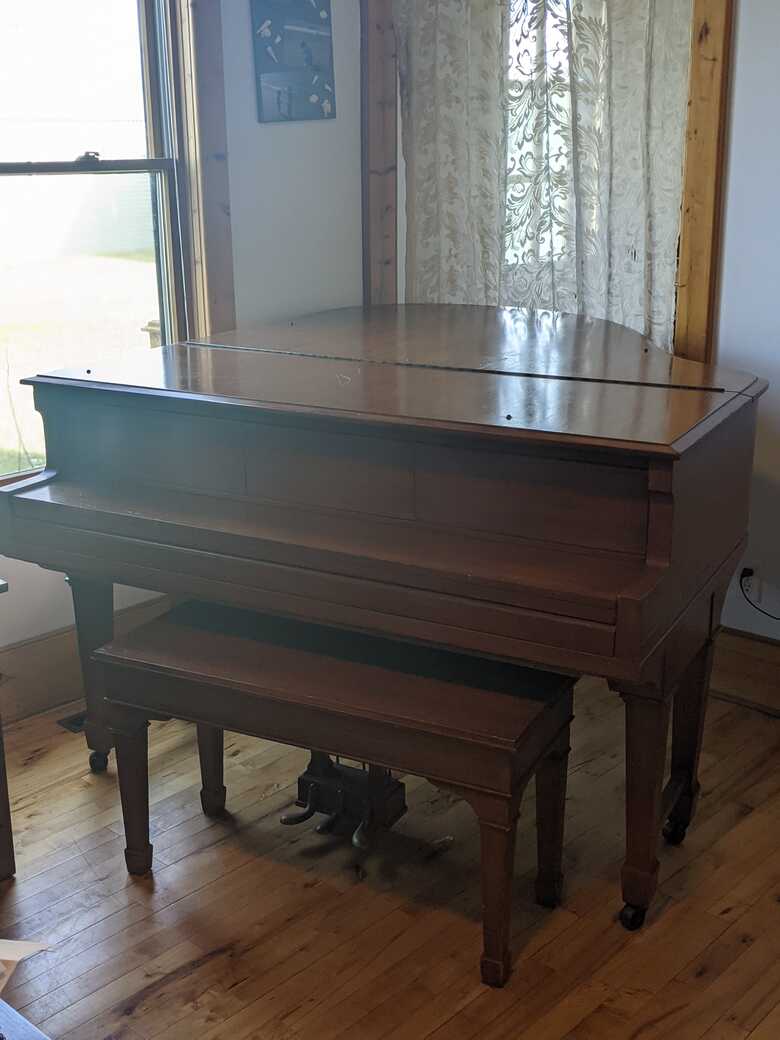 George Steck Baby Grand Player Piano 
