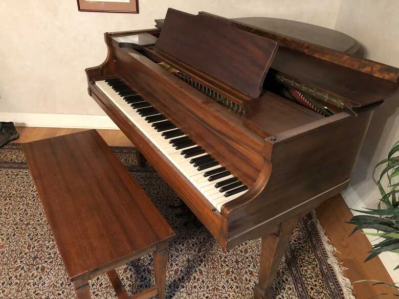 1930's Brambach Baby Grand Piano
