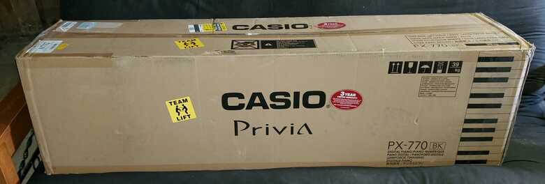 Casio Privia 770 Digital Keyboard Brand new sealed in box 