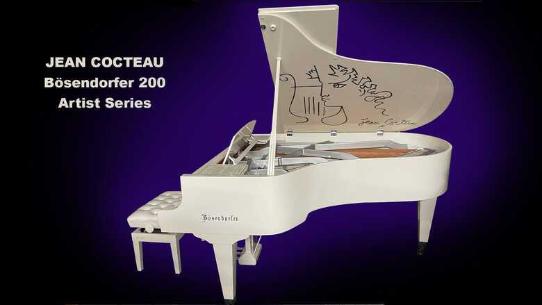 STUNNING Bosendorfer 200 Jean Cocteau Grand Piano