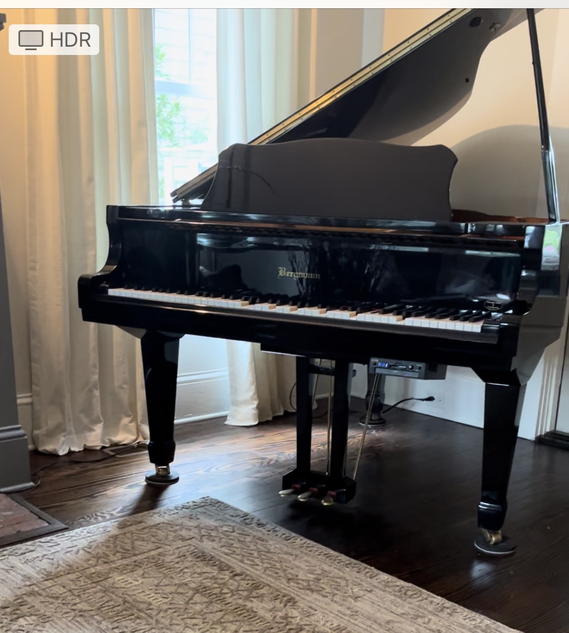 Bergmann Grand piano w/ QRS Pianomation Player