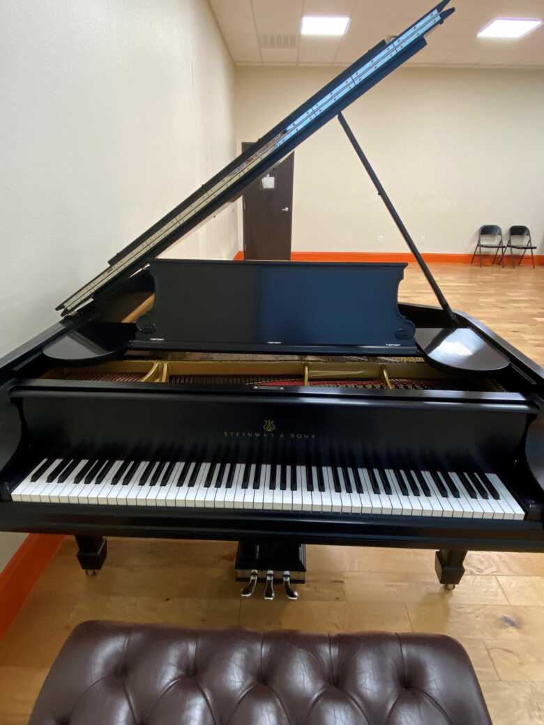 A rare find Steinway model A with ivory keys 