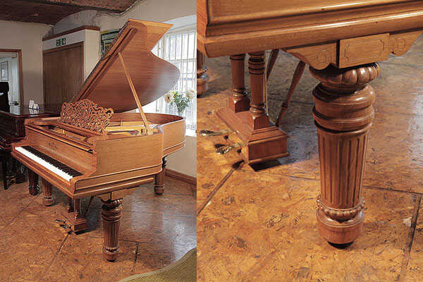 Rebuilt, 1900, Steinway Model A grand piano in walnut