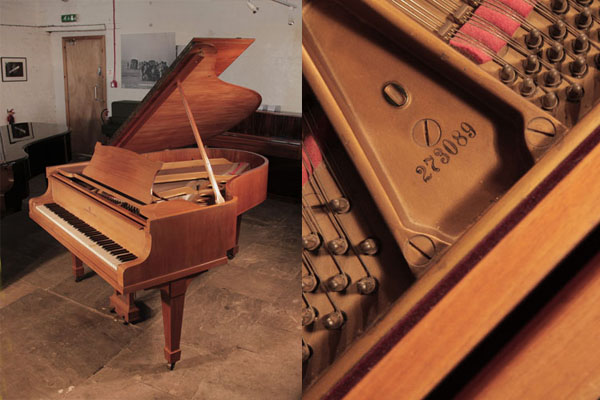 Reconditioned , 1932, Steinway Model O grand piano in walnut