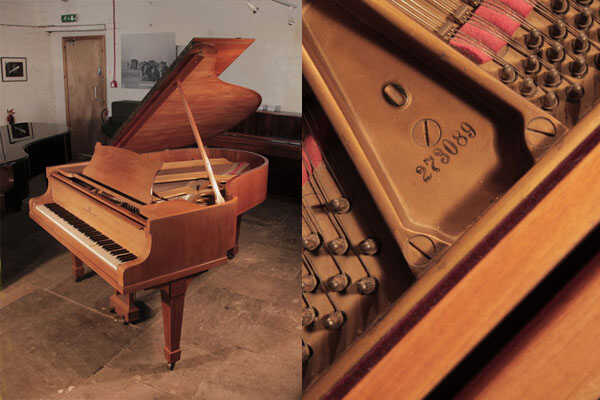 Reconditioned , 1932, Steinway Model O grand piano in walnut