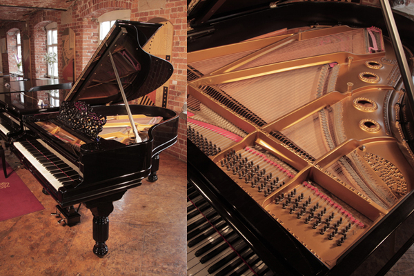 Reconditioned, 1889, Steinway Model A Grand Piano Black Case