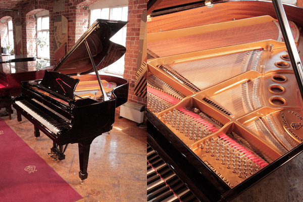 Reconditioned, 1996, Steinway Model M Grand Piano in Black G