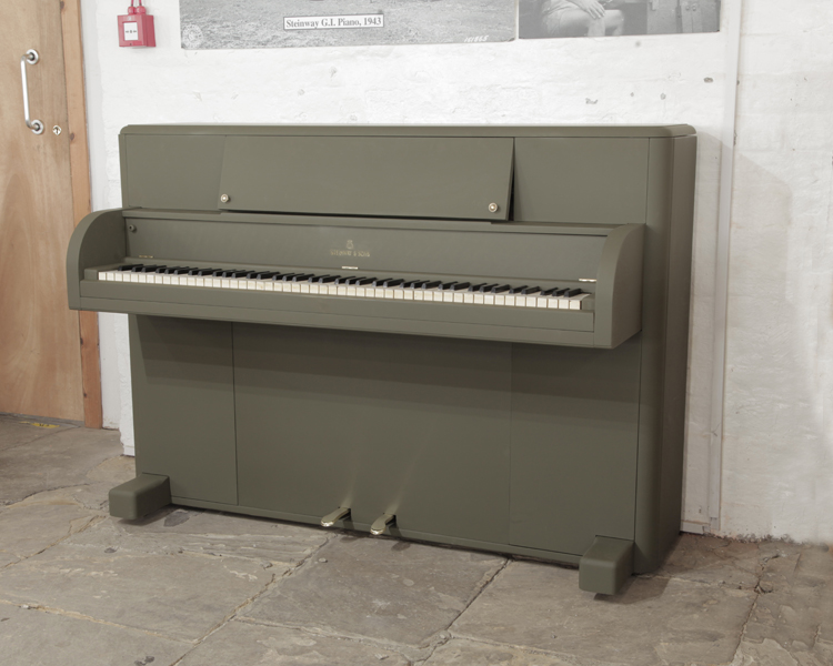 Rare WWII, Steinway Victory Vertical Upright Piano