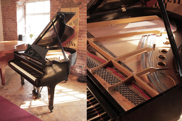 Reconditioned, 1925, Steinway Model S in Black Gloss