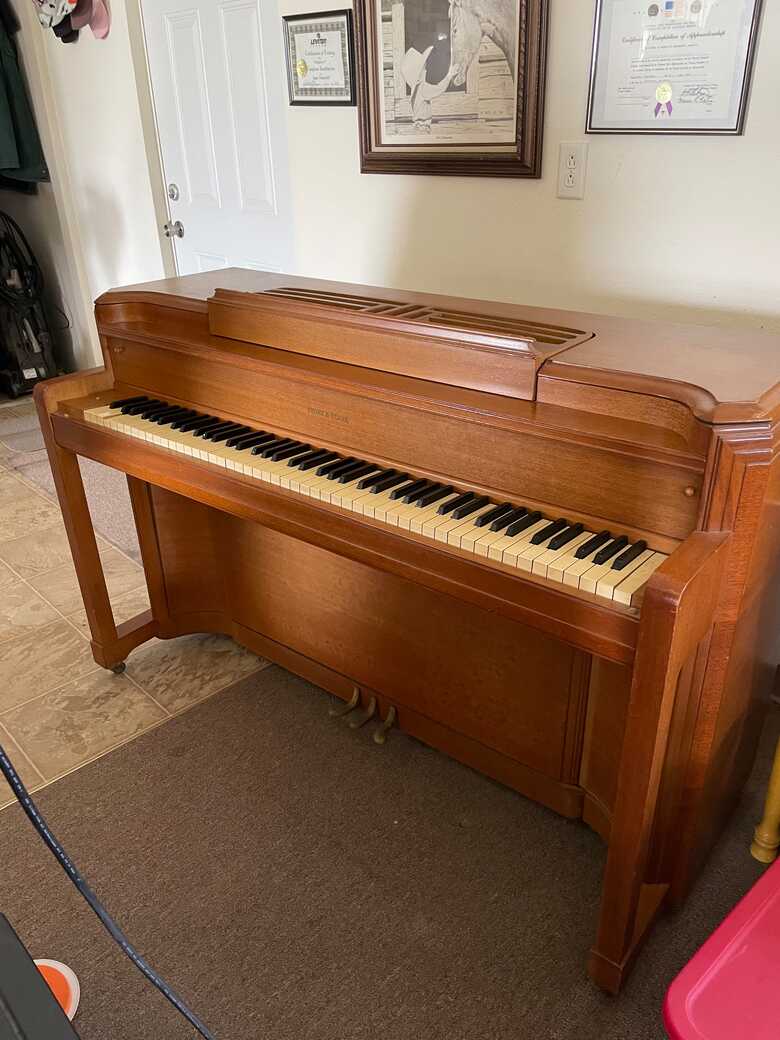 1920’s Story and Clark upright piano